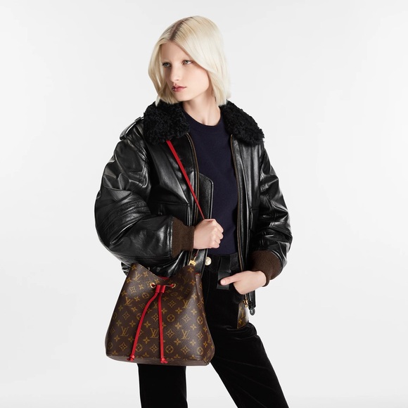 BRAND NEW Louis Vuitton Néonoé poppy MM Monogram w/ letter of authentication - Picture 10 of 10